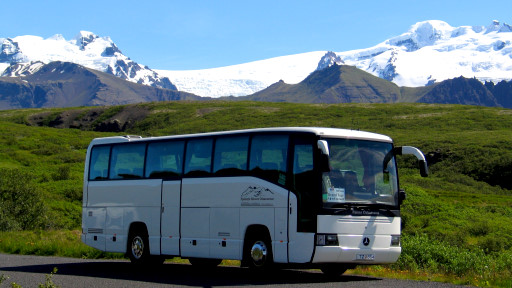 TZ at Skaftafelli, Hvannadalshnjukur in the background